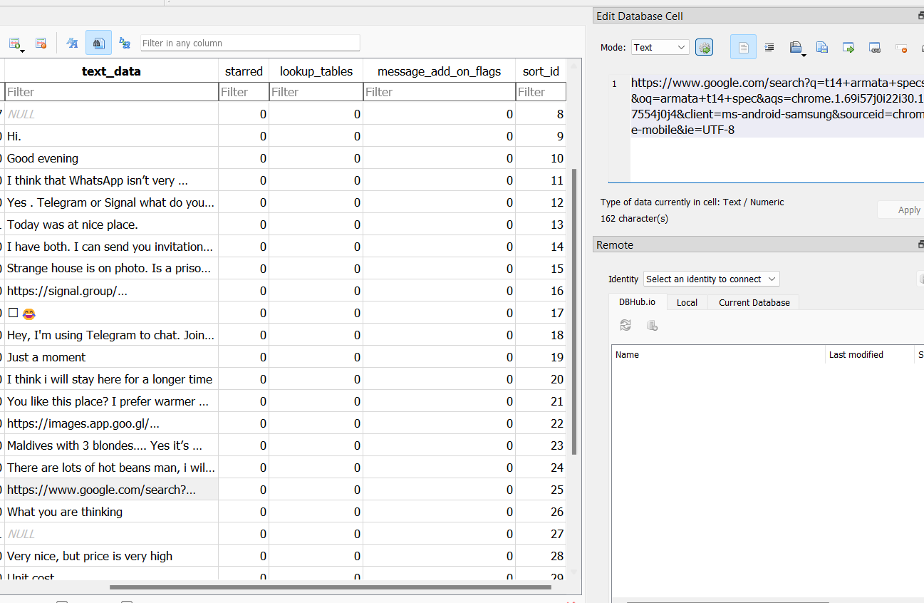 sqlite