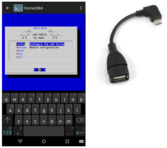 Android LAN Turtle Connection